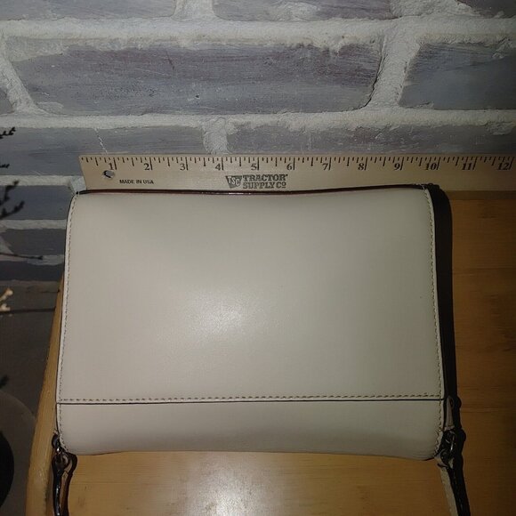 Kate Spade Crossbody Small Henderson Messenger Bag Cream Cement Ivory Offwhite - Picture 8 of 16